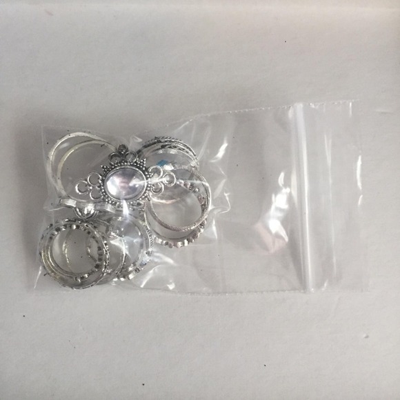 12 Piece Tribal Elephant Midi Ring Set - Picture 7 of 7